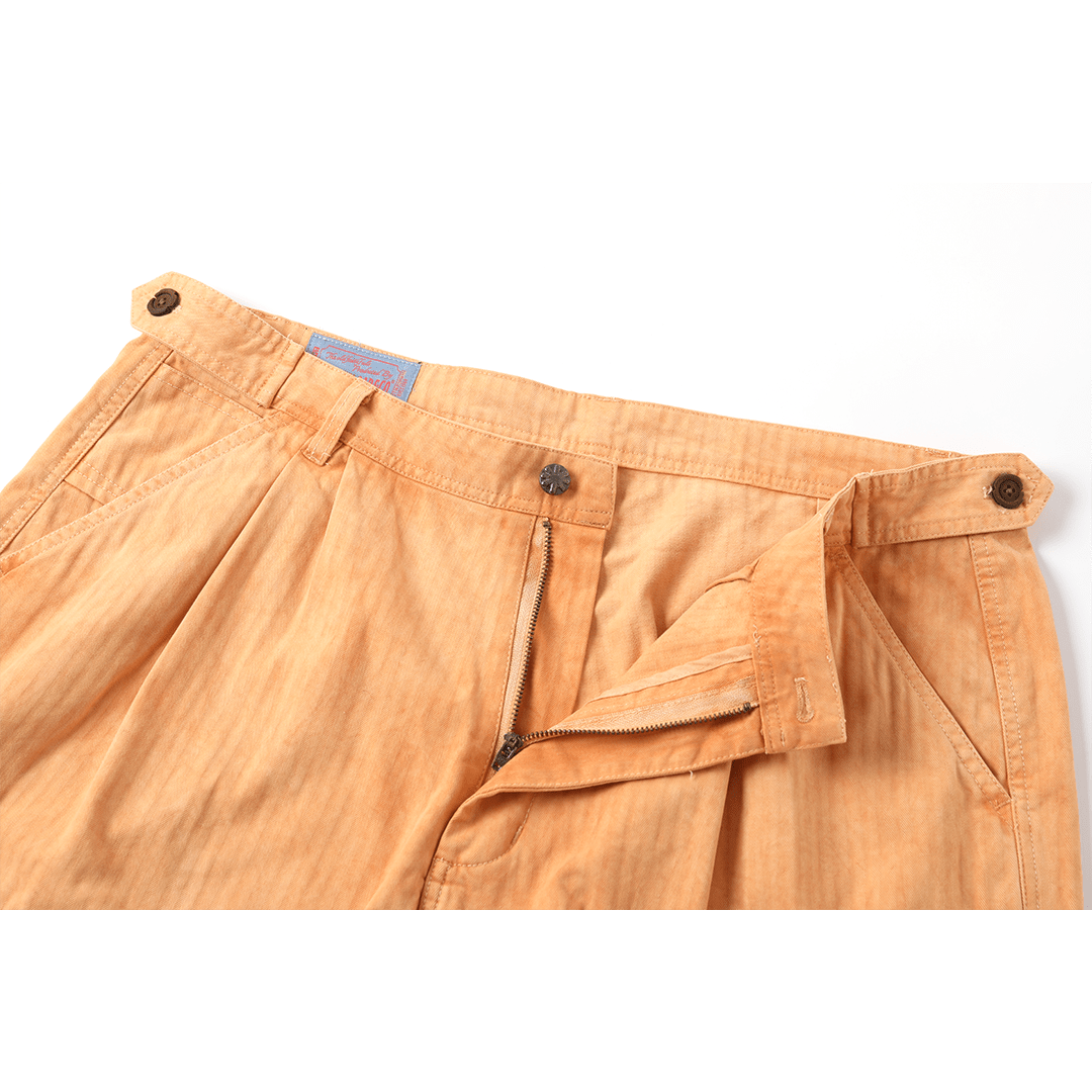 【Anniversary Sale】「CHIJINRIKI DOROZOME series」M - 006 KOYAMA PANTS (DR0213) - Nttitudoo MFG