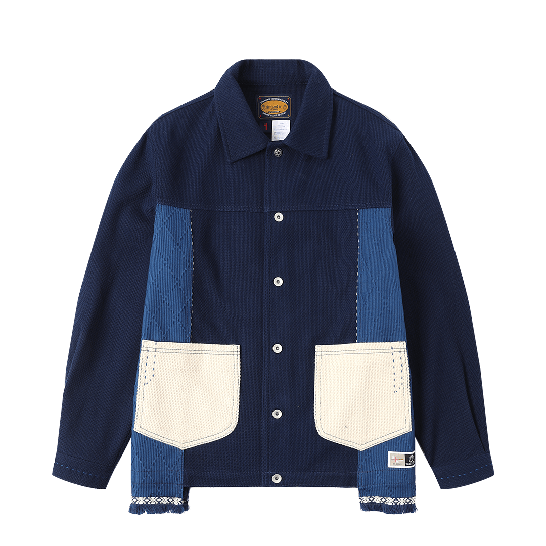 【Anniversary Sale】ENBI AGHA COMBO JACKET (DR0195) - Nttitudoo MFG