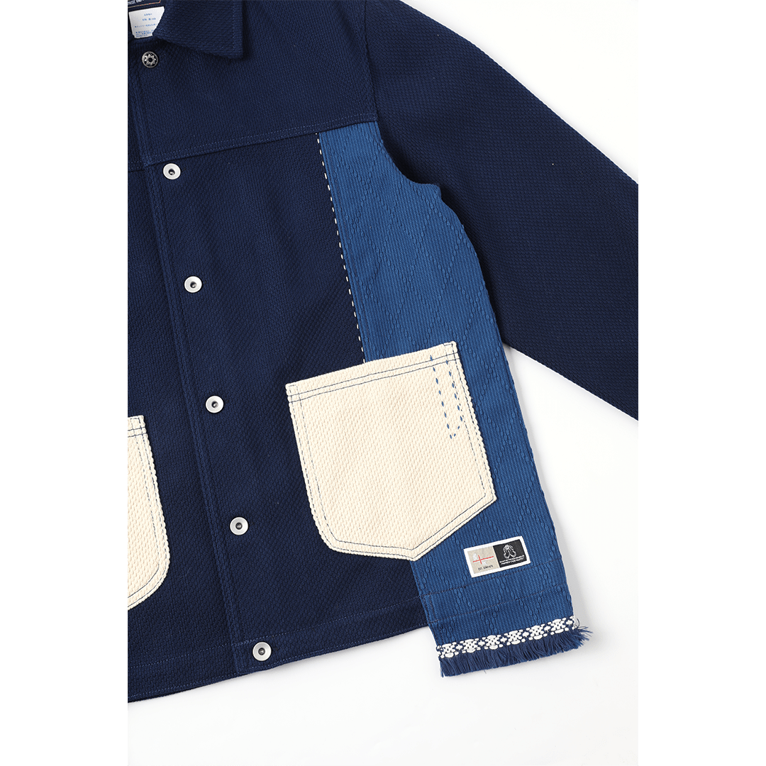 【Anniversary Sale】ENBI AGHA COMBO JACKET (DR0195) - Nttitudoo MFG