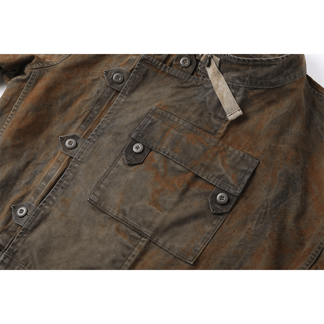 【Anniversary Sale】「GRIT FORGED」SVENSKA ARMÉN LIVPÄLS M - SV47 JACKET (DR0201) - Nttitudoo MFG