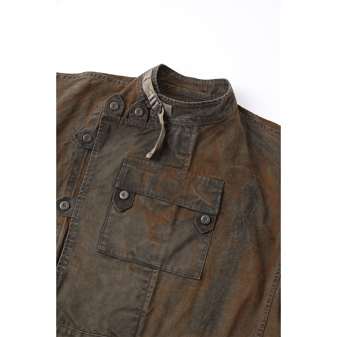 【Anniversary Sale】「GRIT FORGED」SVENSKA ARMÉN LIVPÄLS M - SV47 JACKET (DR0201) - Nttitudoo MFG