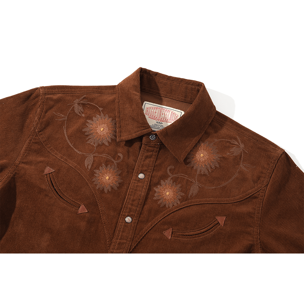 【Anniversary Sale】IRON HORSE SUNFLOWER SHIRT (DR0173) - Nttitudoo MFG