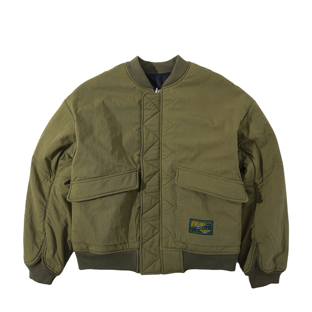 【Anniversary Sale】「OHMI INDIGO」 REVERSIBLE MA - 1 TOUR JACKET(DR0187) - Nttitudoo MFG