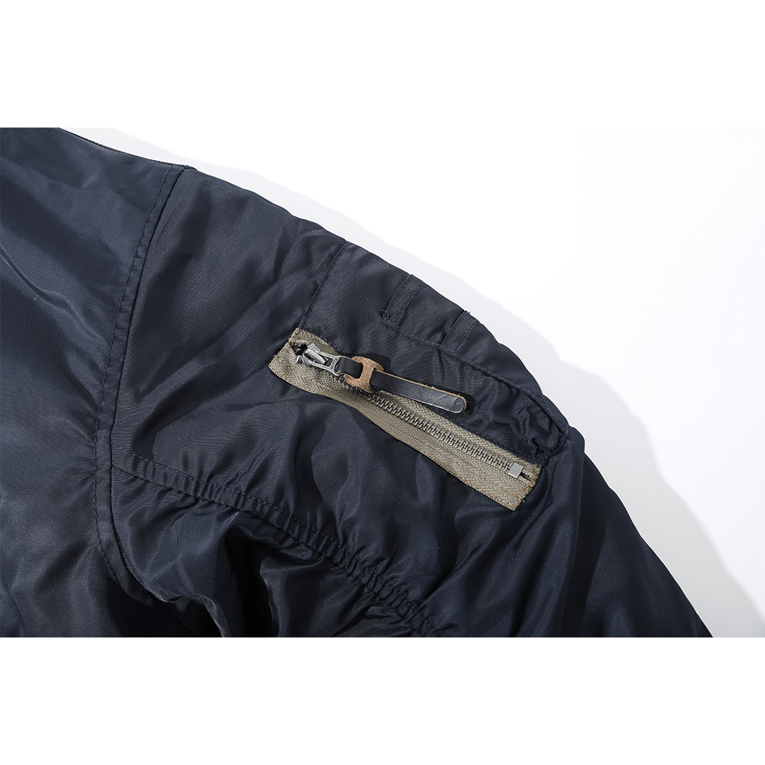 【Anniversary Sale】「OHMI INDIGO」 REVERSIBLE MA - 1 TOUR JACKET(DR0187) - Nttitudoo MFG