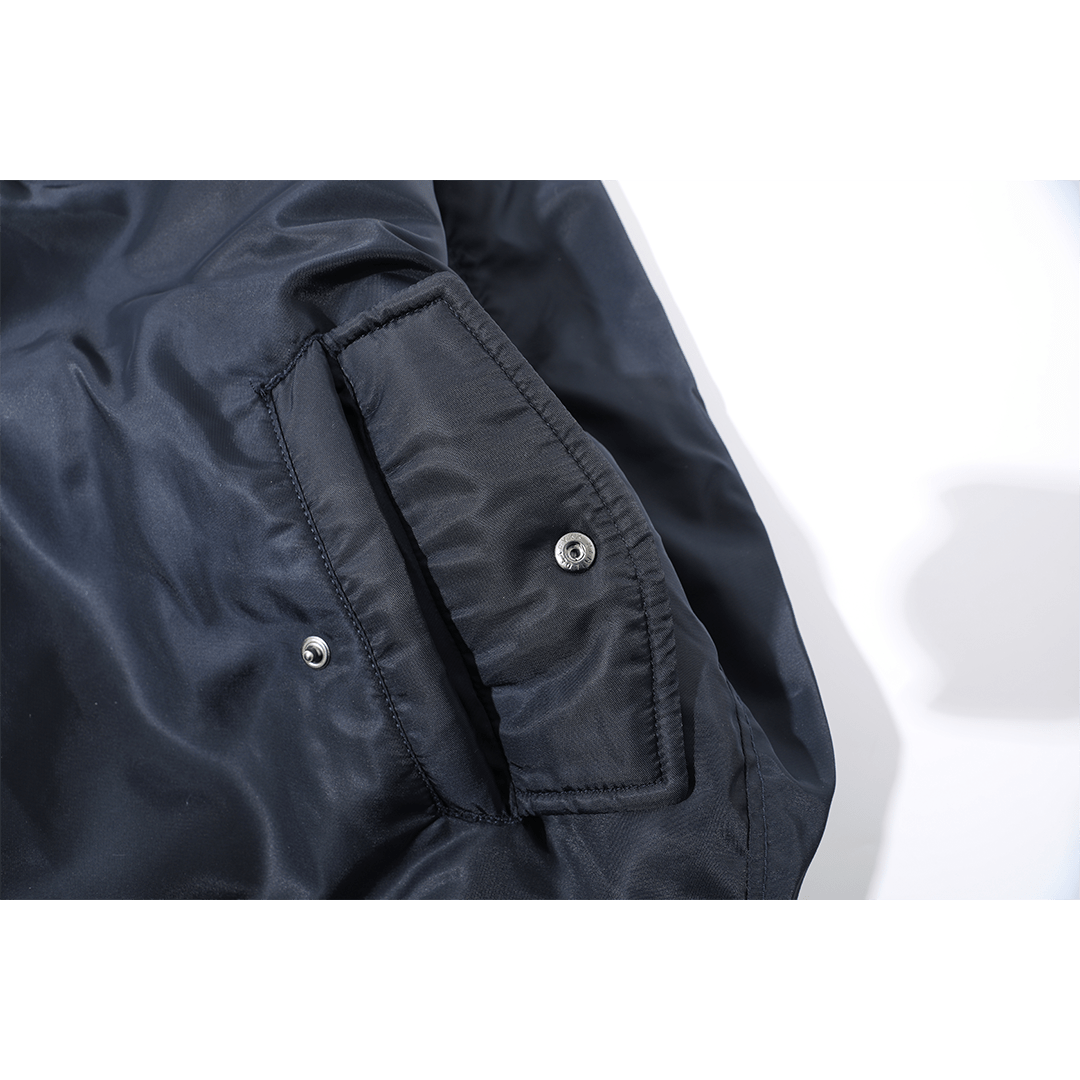 【Anniversary Sale】「OHMI INDIGO」 REVERSIBLE MA - 1 TOUR JACKET(DR0187) - Nttitudoo MFG