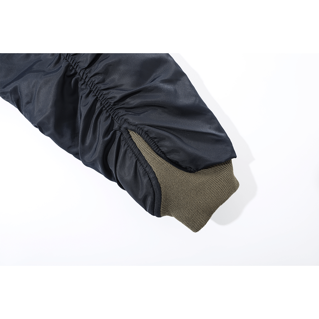 【Anniversary Sale】「OHMI INDIGO」 REVERSIBLE MA - 1 TOUR JACKET(DR0187) - Nttitudoo MFG