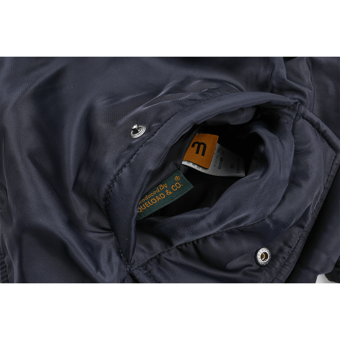 【Anniversary Sale】「OHMI INDIGO」 REVERSIBLE MA - 1 TOUR JACKET(DR0187) - Nttitudoo MFG