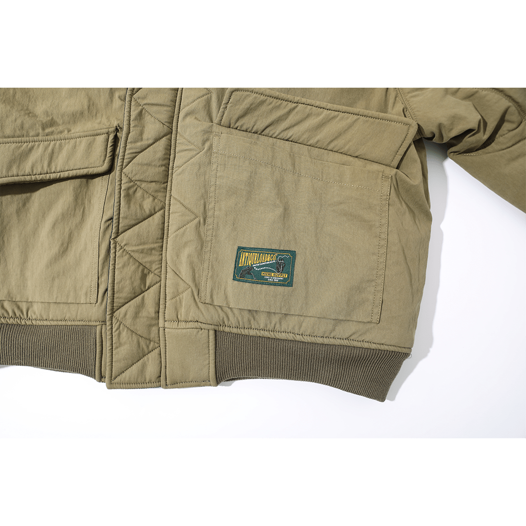 【Anniversary Sale】「OHMI INDIGO」 REVERSIBLE MA - 1 TOUR JACKET(DR0187) - Nttitudoo MFG