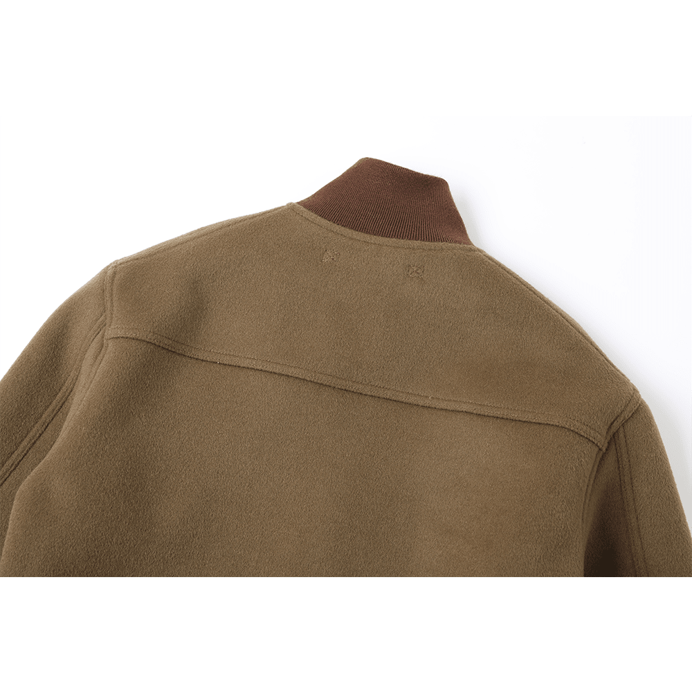 【Anniversary Sale】PURE MERINO WOOL A - 1/a AVIATOR JACKET (DR0217) - Nttitudoo MFG