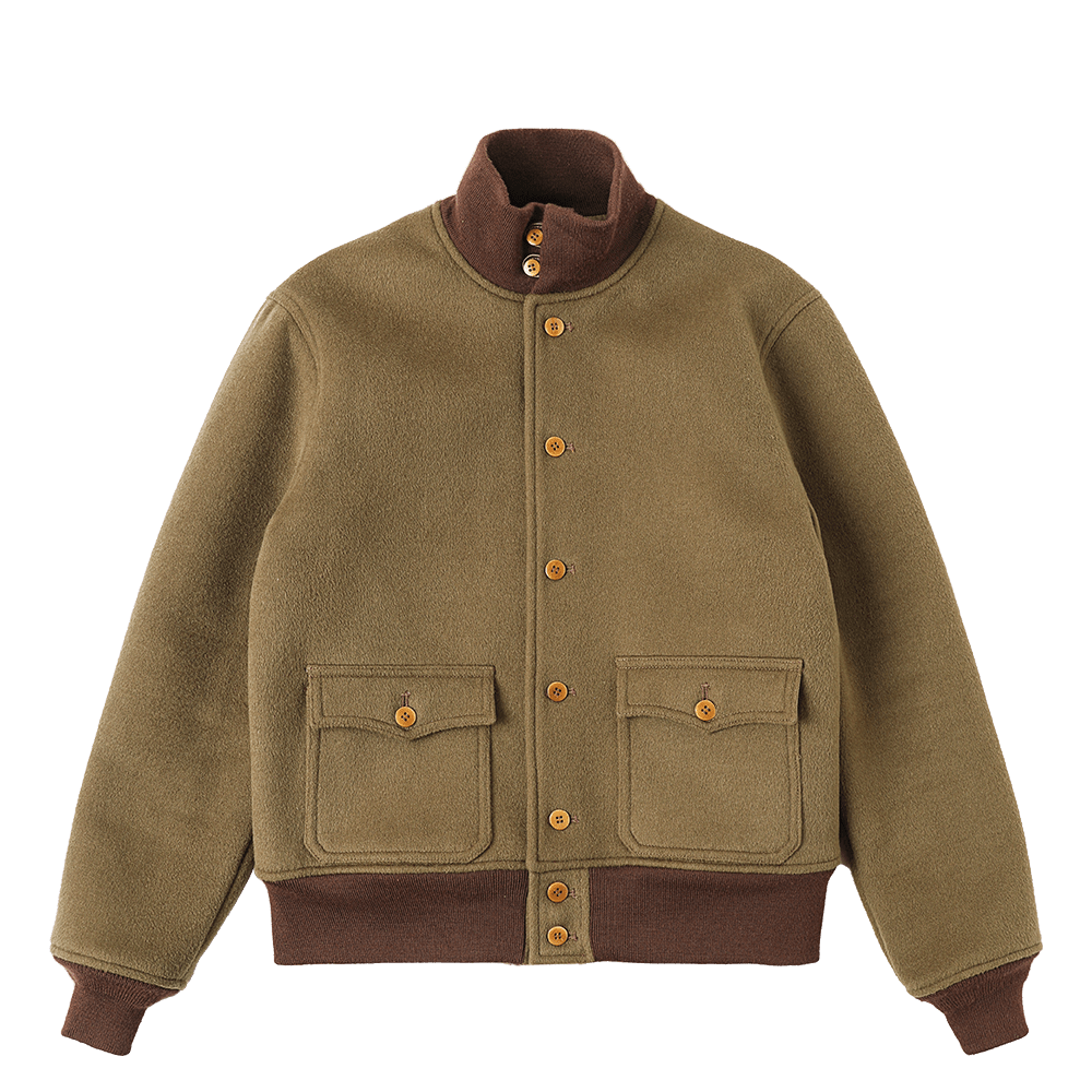 【Anniversary Sale】PURE MERINO WOOL A - 1/a AVIATOR JACKET (DR0217) - Nttitudoo MFG