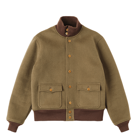 【Anniversary Sale】PURE MERINO WOOL A - 1/a AVIATOR JACKET (DR0217) - Nttitudoo MFG