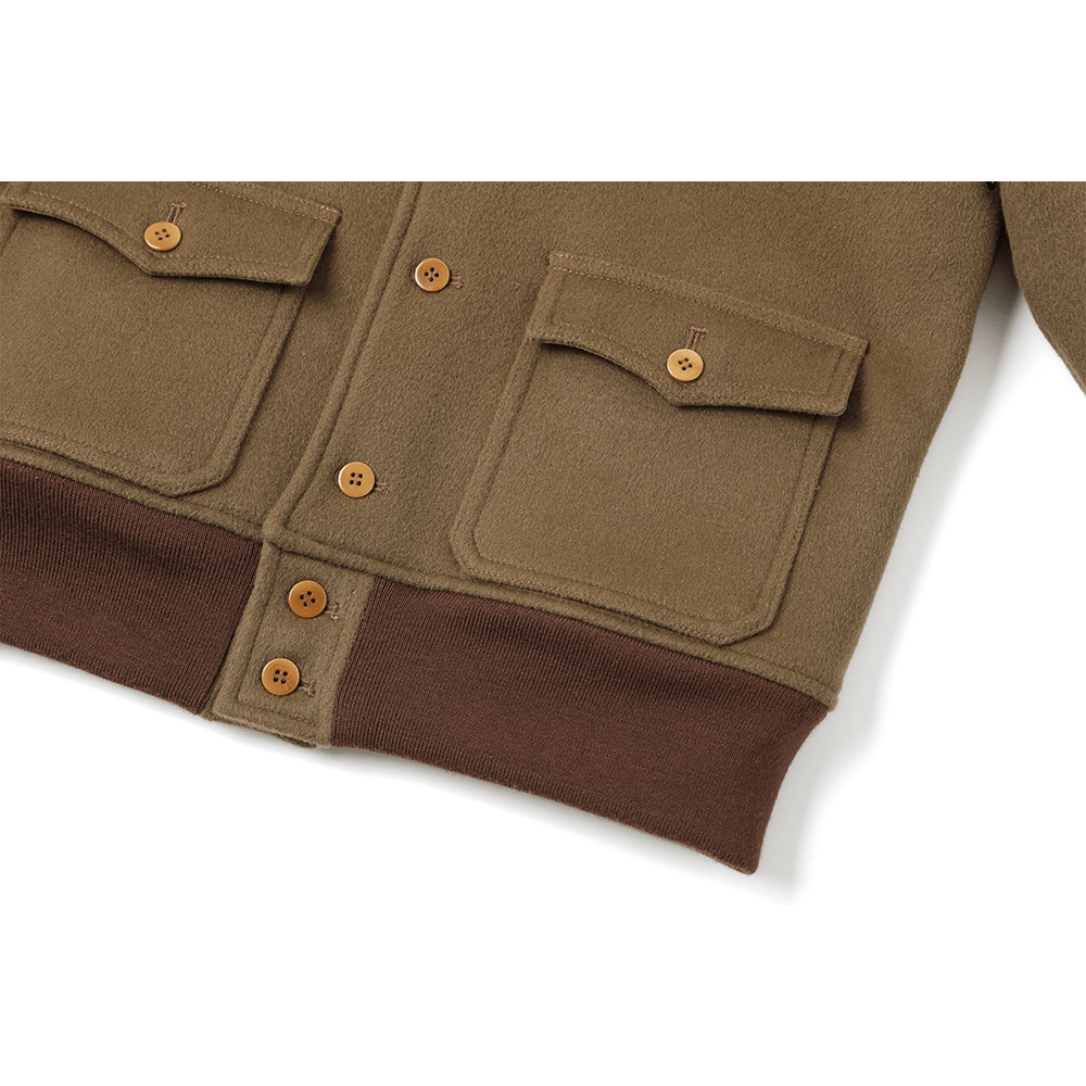 【Anniversary Sale】PURE MERINO WOOL A - 1/a AVIATOR JACKET (DR0217) - Nttitudoo MFG