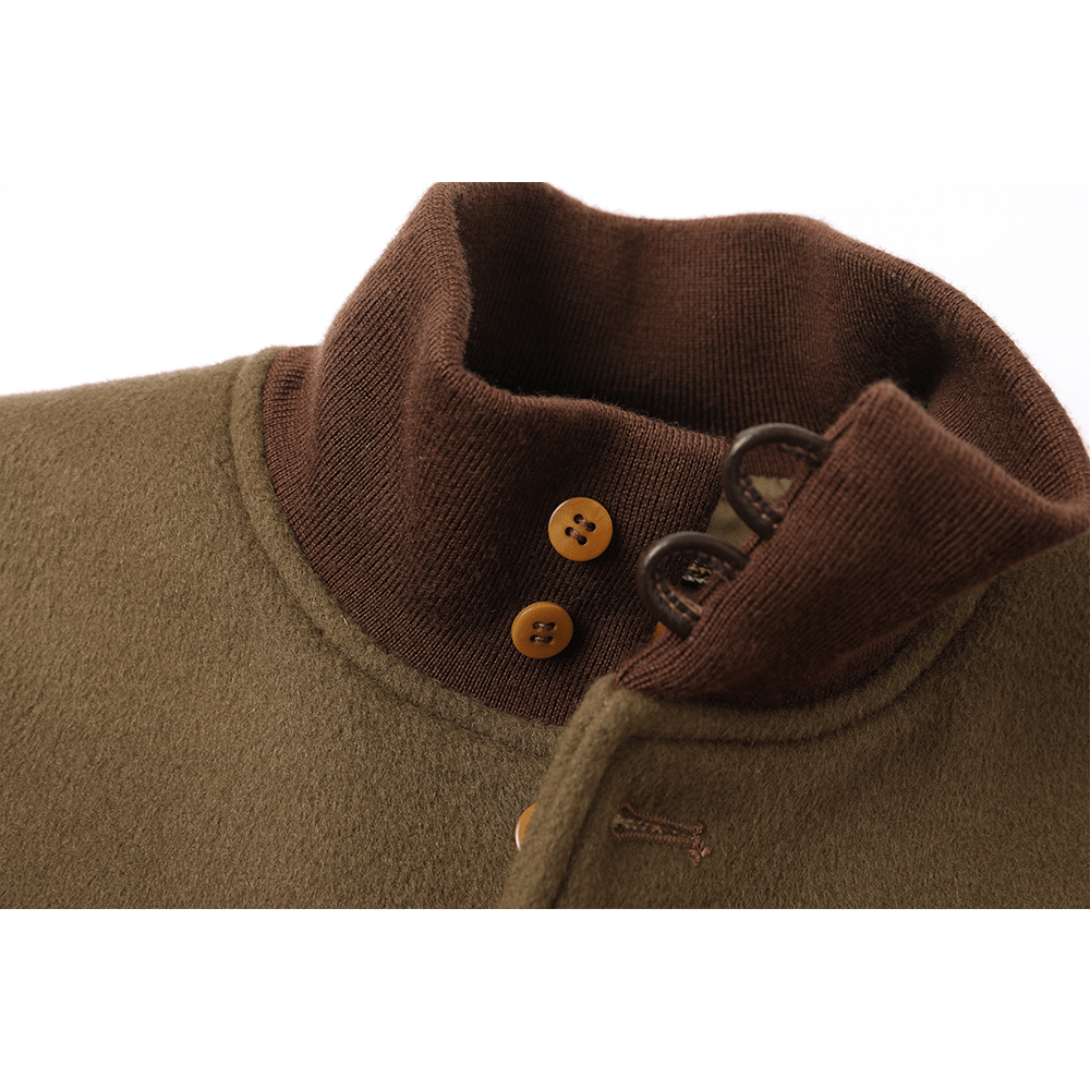 【Anniversary Sale】PURE MERINO WOOL A - 1/a AVIATOR JACKET (DR0217) - Nttitudoo MFG