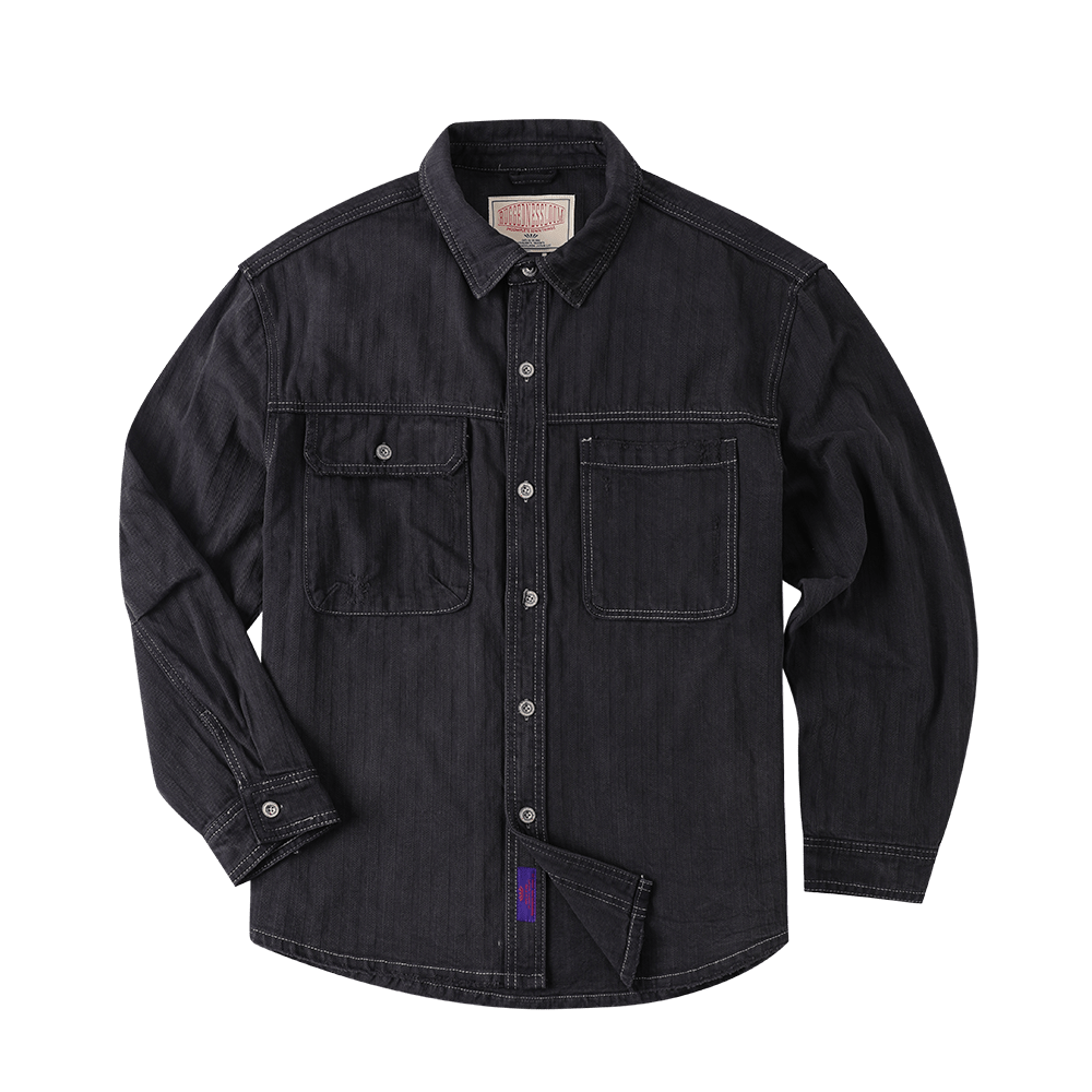 【Anniversary Sale】「SOUMOKU NISHOKU DYEING」 - FORGERON SHIRT (DR0200) - Nttitudoo MFG