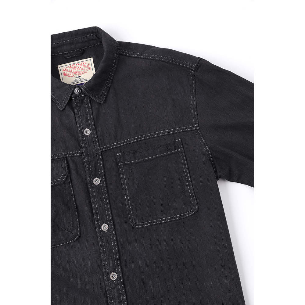 【Anniversary Sale】「SOUMOKU NISHOKU DYEING」 - FORGERON SHIRT (DR0200) - Nttitudoo MFG