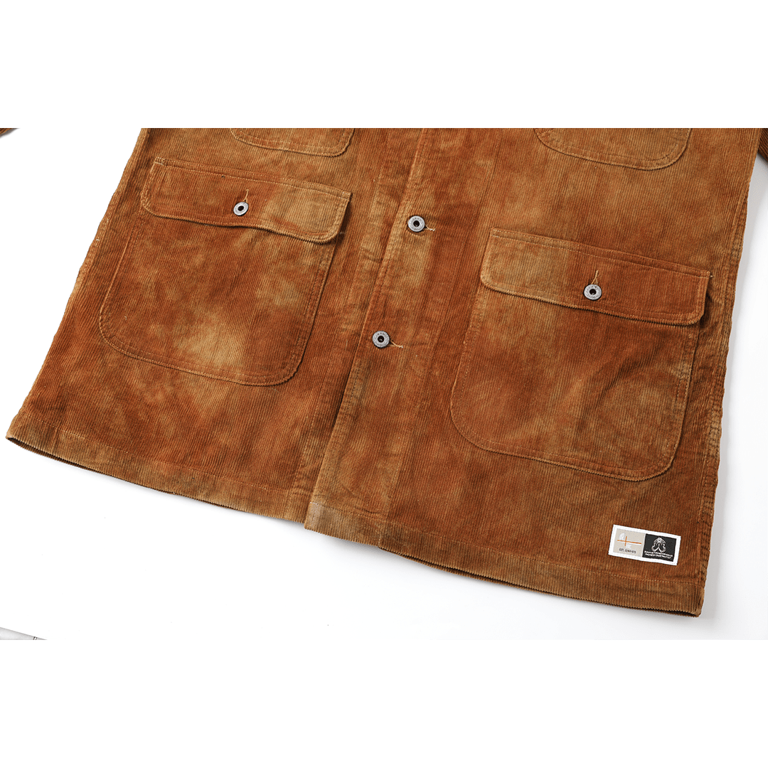 【Anniversary Sale】VINCENNES CORDUROY COAT (DR0205) - Nttitudoo MFG