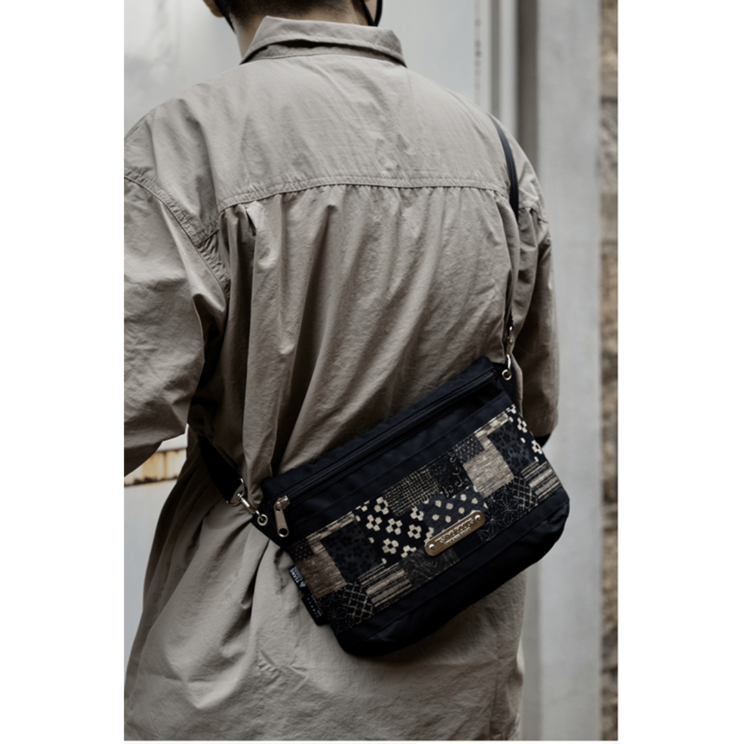 ANTIQUE BORO X CORDURA NYLON SHOULDER BAG (TG0005) - Nttitudoo MFG
