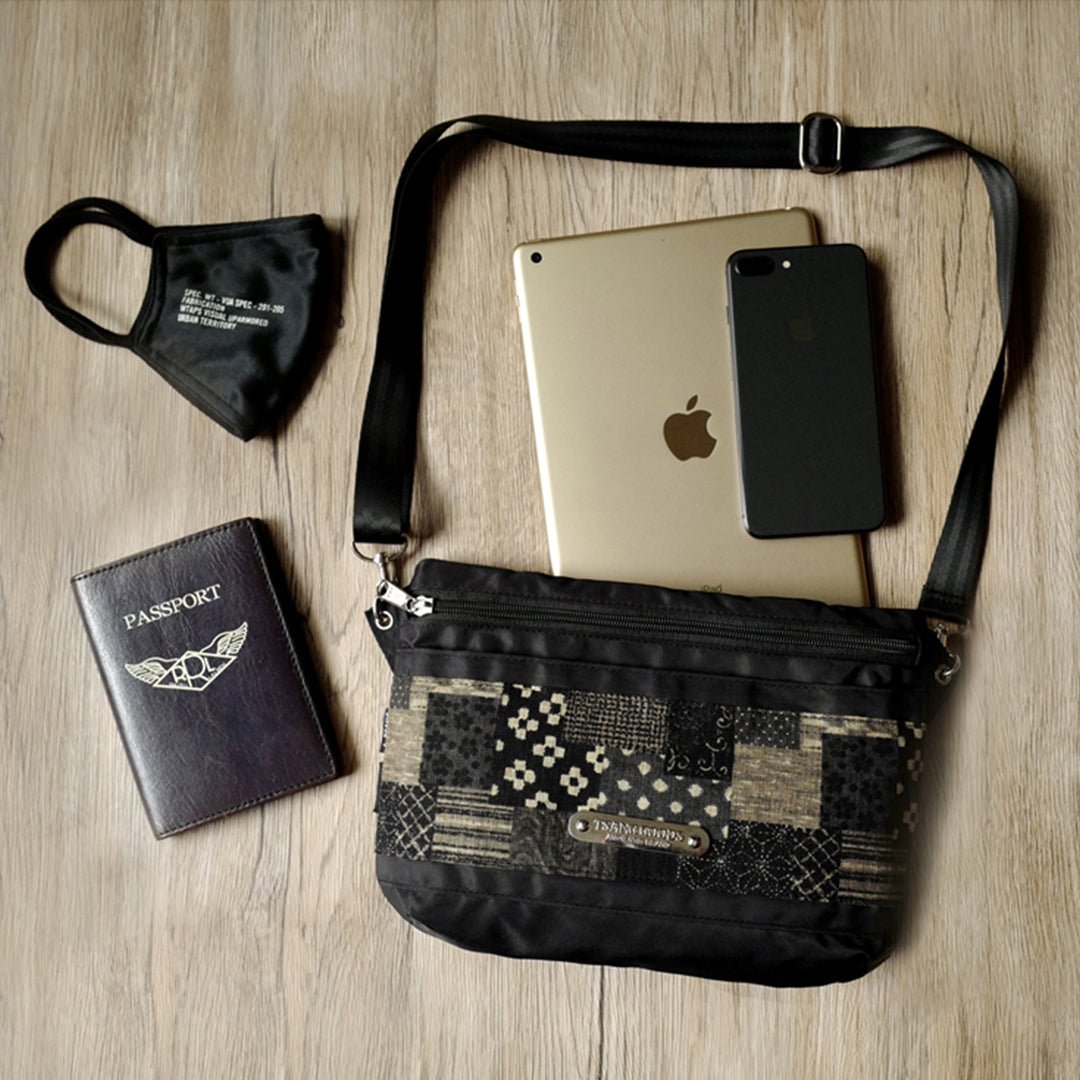 ANTIQUE BORO X CORDURA NYLON SHOULDER BAG (TG0005) - Nttitudoo MFG