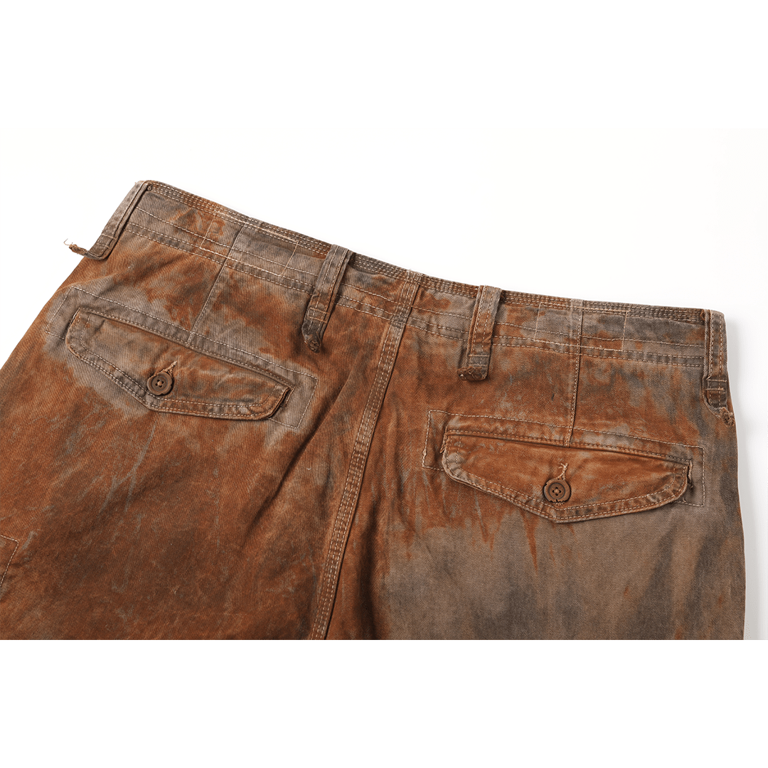 「ARTISANAL REISSUE」 - GRIT FORGED SVENSKA ARMÉN LIVPÄLS M - B46V PANTS (DR0222) - Nttitudoo MFG