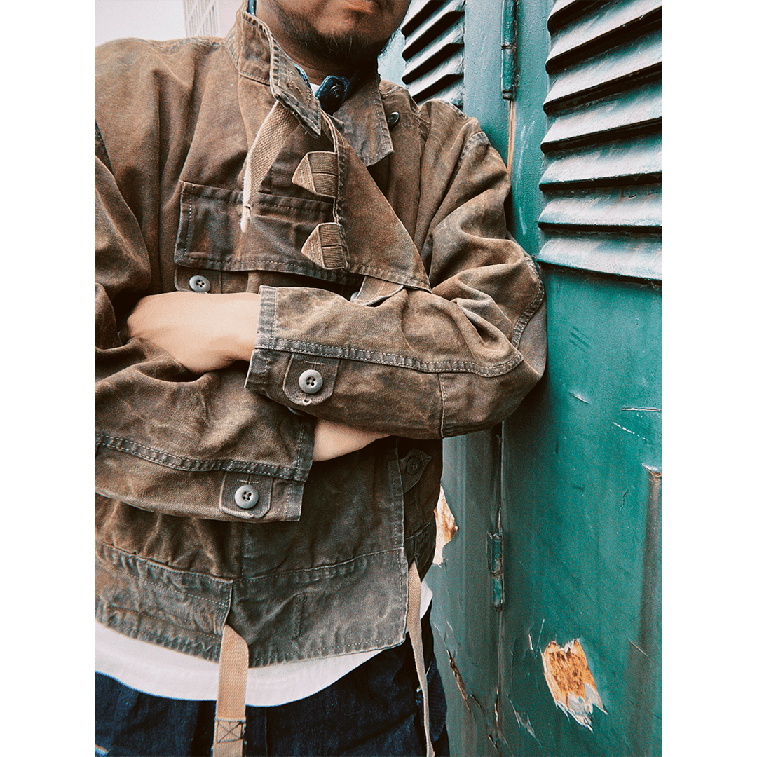 「ARTISANAL REISSUE」 - GRIT FORGED SVENSKA ARMÉN LIVPÄLS M - SV47 JACKET (DR0201) - Nttitudoo MFG