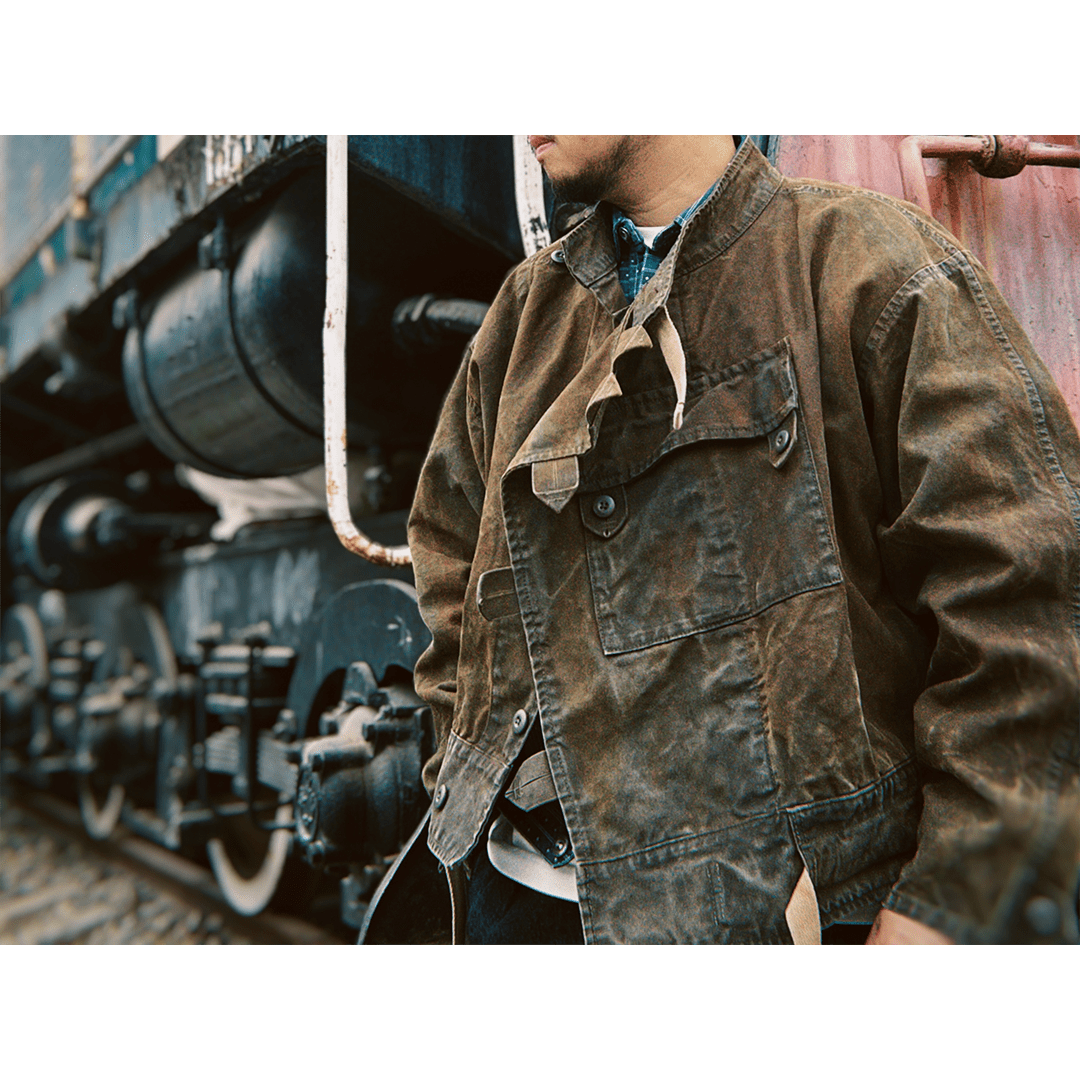 「ARTISANAL REISSUE」 - GRIT FORGED SVENSKA ARMÉN LIVPÄLS M - SV47 JACKET (DR0201) - Nttitudoo MFG