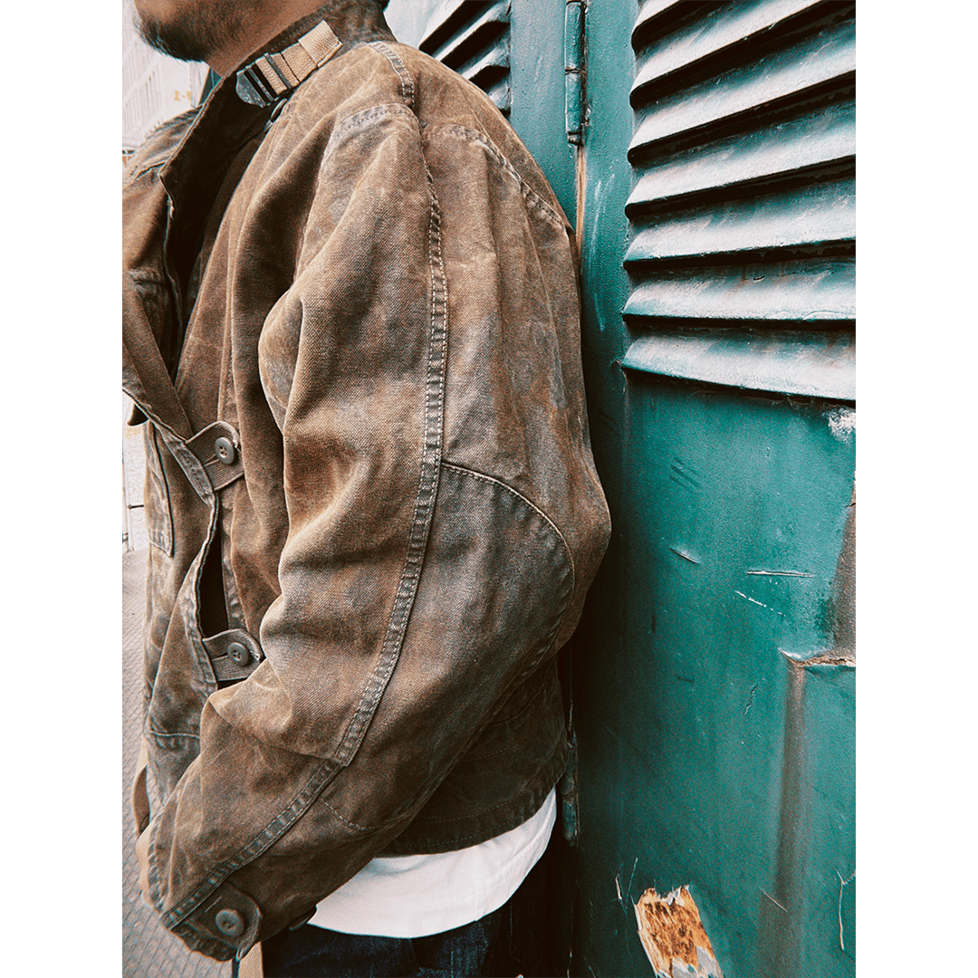 「ARTISANAL REISSUE」 - GRIT FORGED SVENSKA ARMÉN LIVPÄLS M - SV47 JACKET (DR0201) - Nttitudoo MFG