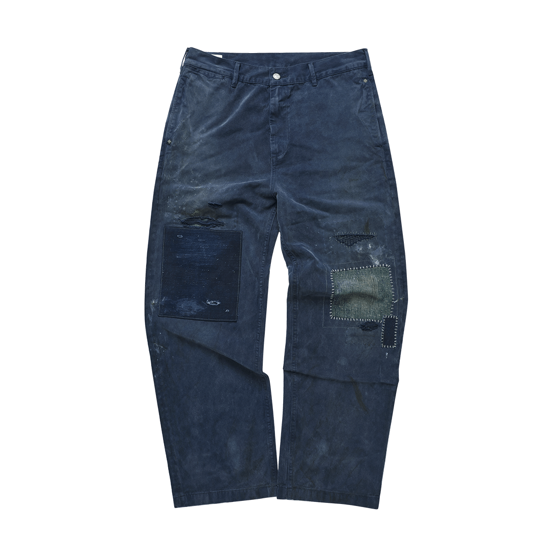 「AWA JAPAN INDIGO」- TAKUMI COVENANT LABOR PANTS (DR0229) - Nttitudoo MFG