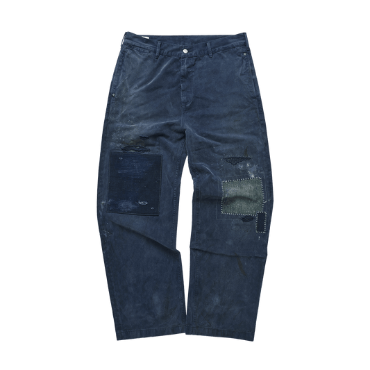 「AWA JAPAN INDIGO」- TAKUMI COVENANT LABOR PANTS (DR0229) - Nttitudoo MFG