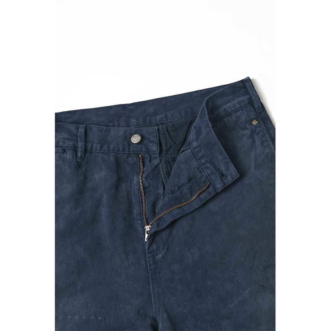 「AWA JAPAN INDIGO」- TAKUMI COVENANT LABOR PANTS (DR0229) - Nttitudoo MFG