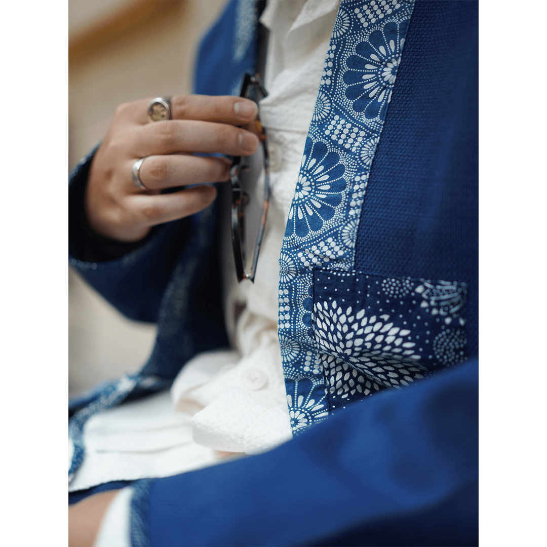 BANDANA - ASYMMETRIC KENDO HAORI JACKET (KR0011) - Nttitudoo MFG