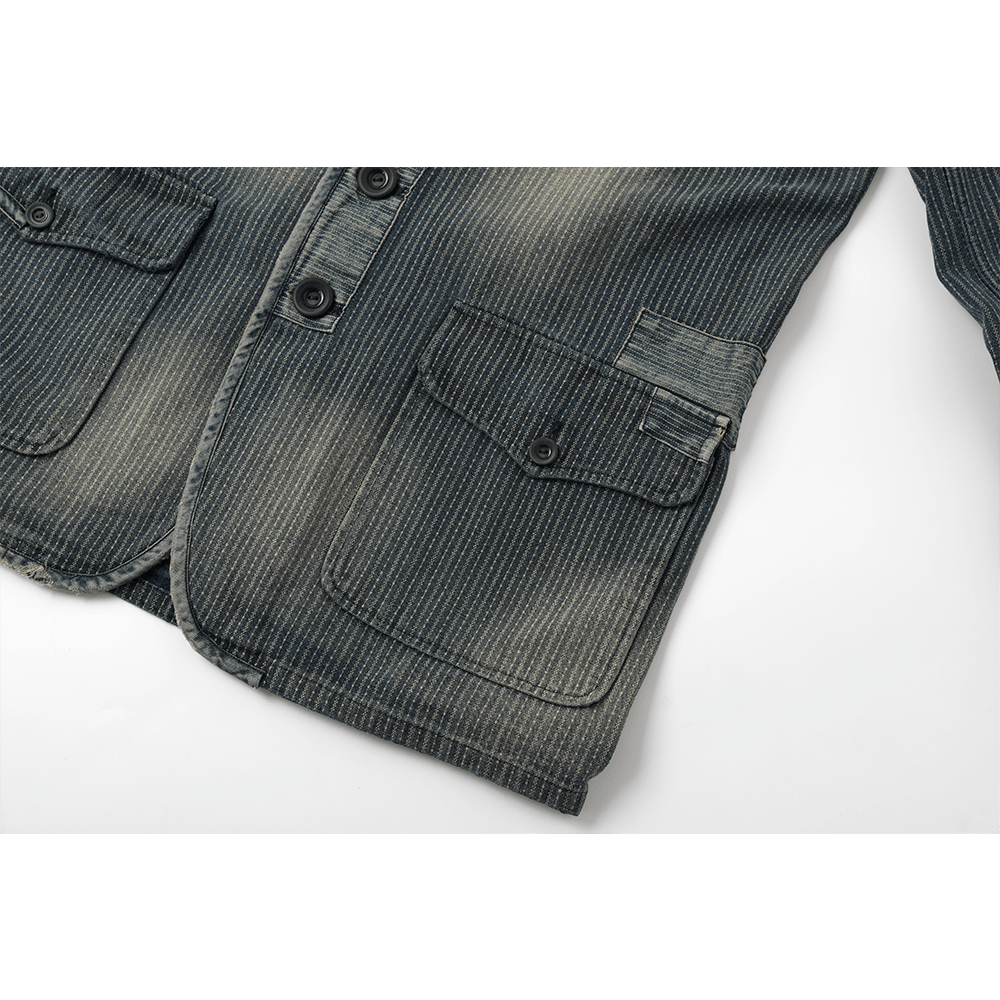「BLEU DE TRAVAIL」 - 1930'S BEDOUS GARDE - VOIE WABASH JACKET (DR0100) - Nttitudoo MFG