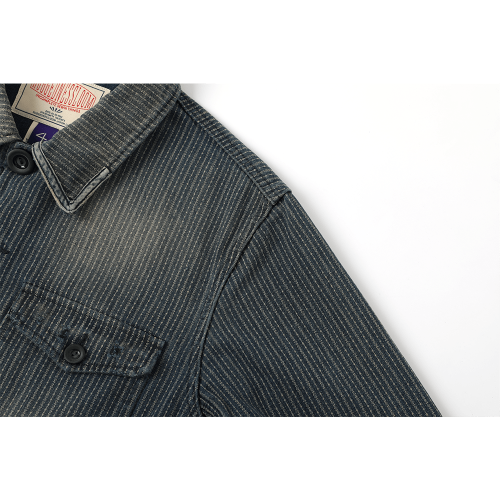 「BLEU DE TRAVAIL」 - 1930'S BEDOUS GARDE - VOIE WABASH JACKET (DR0100) - Nttitudoo MFG