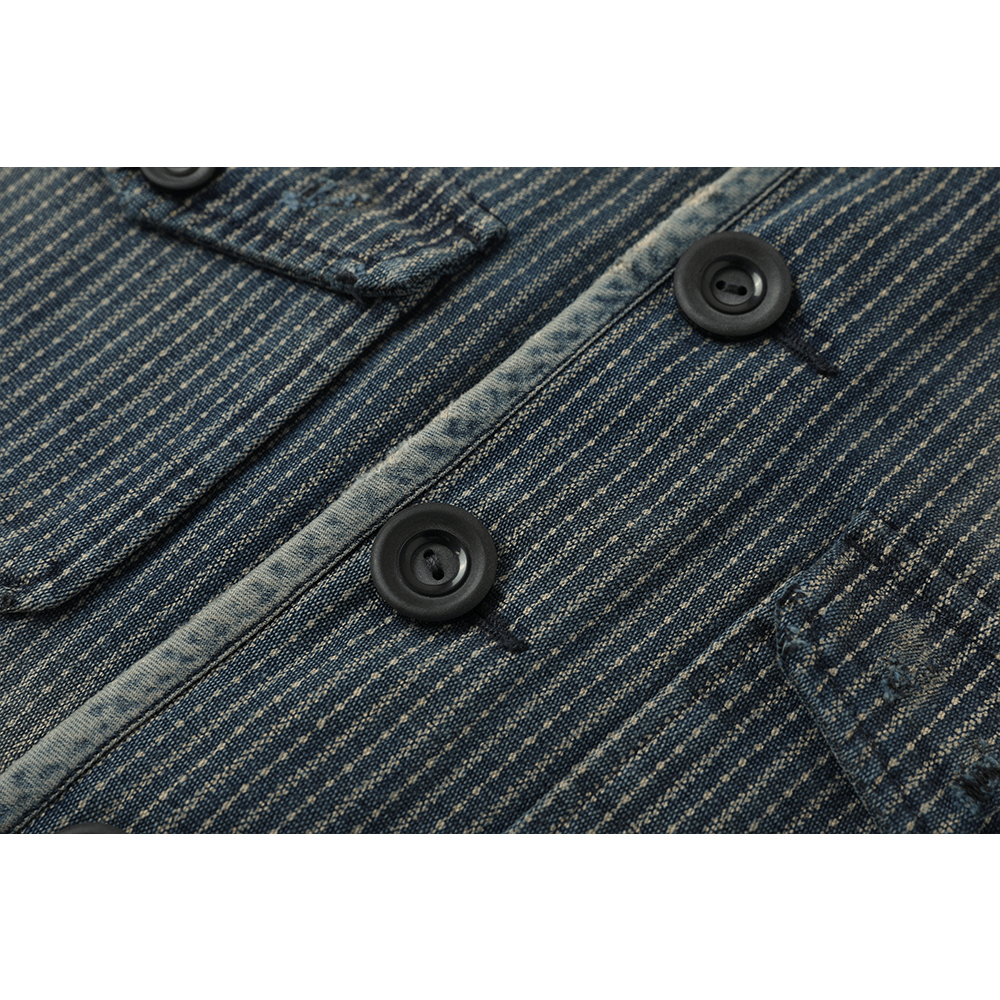 「BLEU DE TRAVAIL」 - 1930'S BEDOUS GARDE - VOIE WABASH JACKET (DR0100) - Nttitudoo MFG