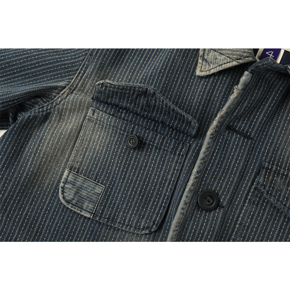「BLEU DE TRAVAIL」 - 1930'S BEDOUS GARDE - VOIE WABASH JACKET (DR0100) - Nttitudoo MFG