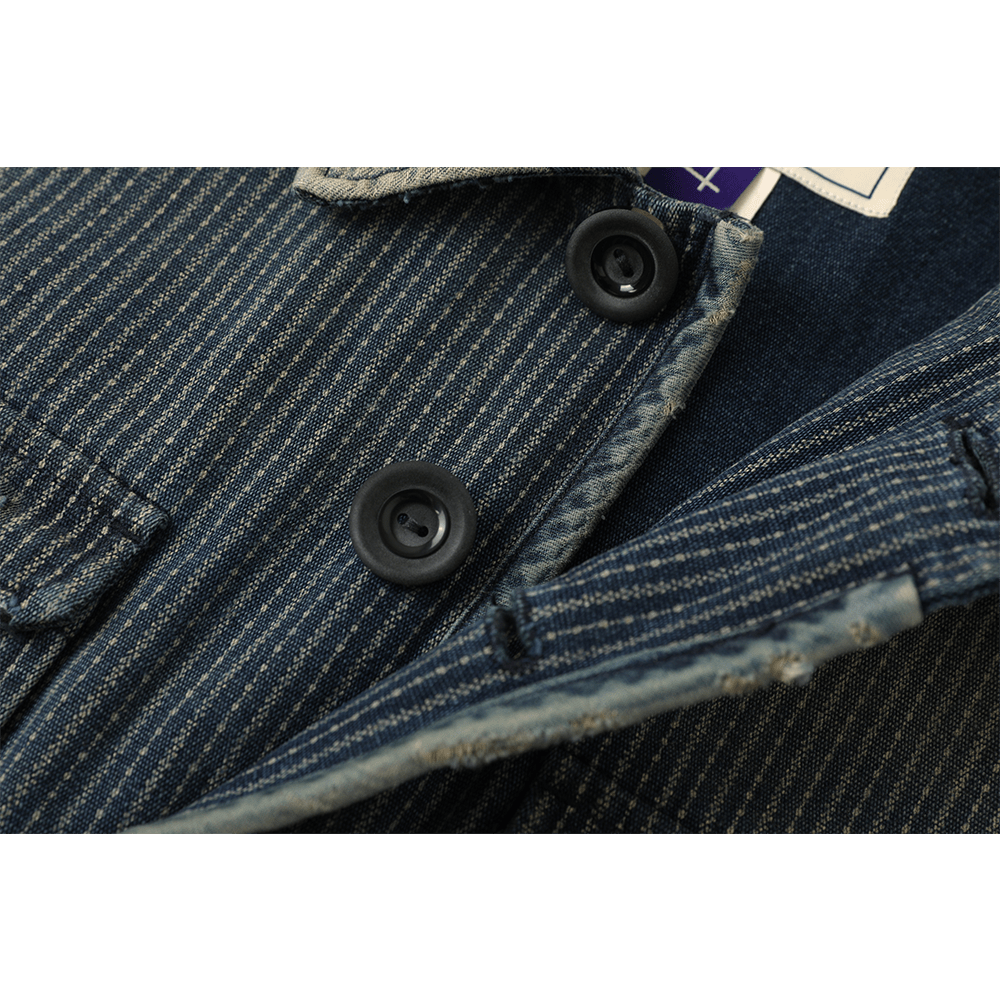 「BLEU DE TRAVAIL」 - 1930'S BEDOUS GARDE - VOIE WABASH JACKET (DR0100) - Nttitudoo MFG