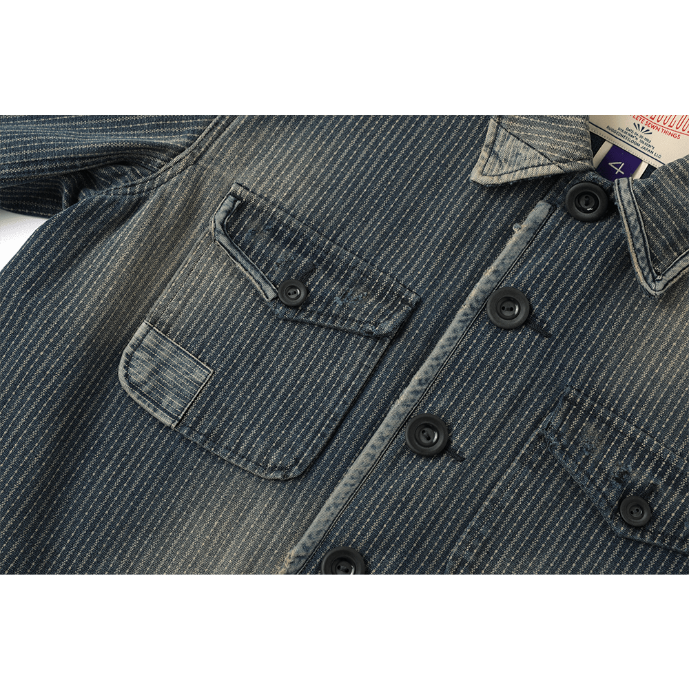 「BLEU DE TRAVAIL」 - 1930'S BEDOUS GARDE - VOIE WABASH JACKET (DR0100) - Nttitudoo MFG