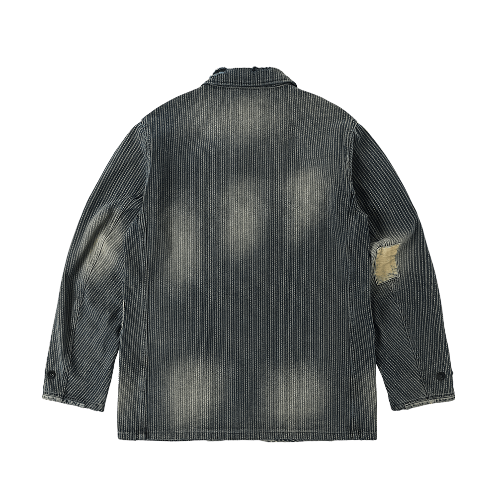 「BLEU DE TRAVAIL」 - 1930'S BEDOUS GARDE - VOIE WABASH JACKET (DR0100) - Nttitudoo MFG