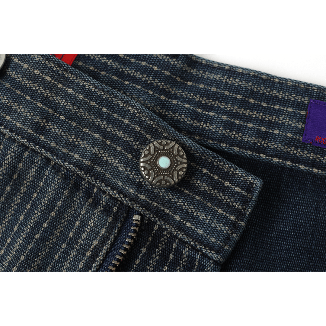 「BLEU DE TRAVAIL」 - 1930'S BEDOUS GARDE - VOIE WABASH PANTS (DR0226) - Nttitudoo MFG