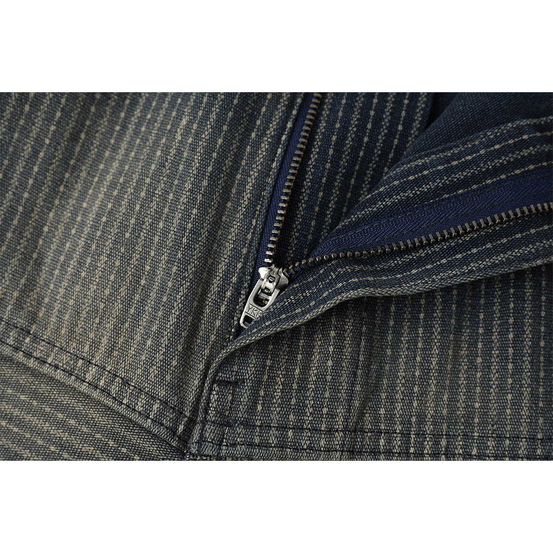 「BLEU DE TRAVAIL」 - 1930'S BEDOUS GARDE - VOIE WABASH PANTS (DR0226) - Nttitudoo MFG