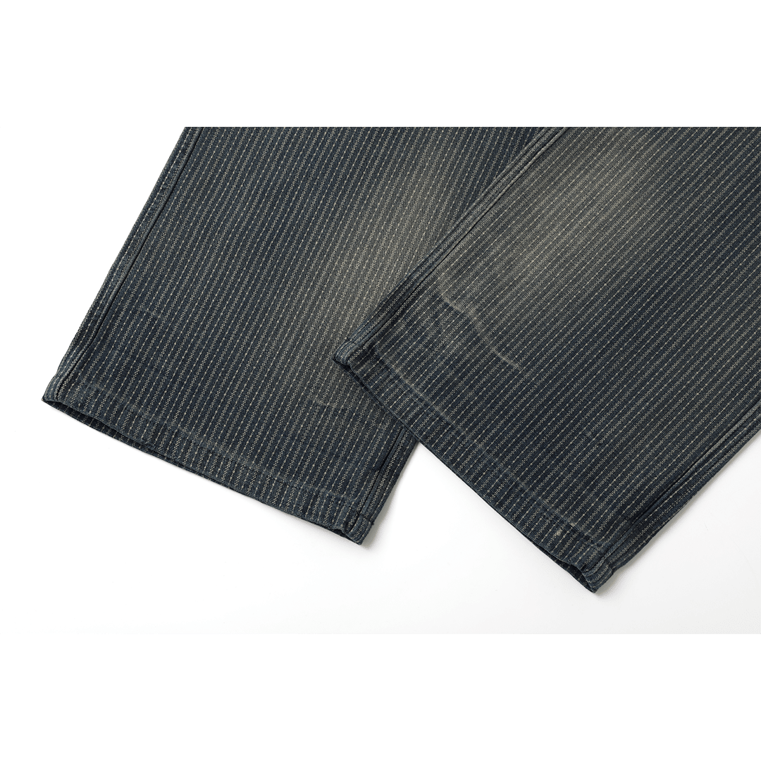「BLEU DE TRAVAIL」 - 1930'S BEDOUS GARDE - VOIE WABASH PANTS (DR0226) - Nttitudoo MFG