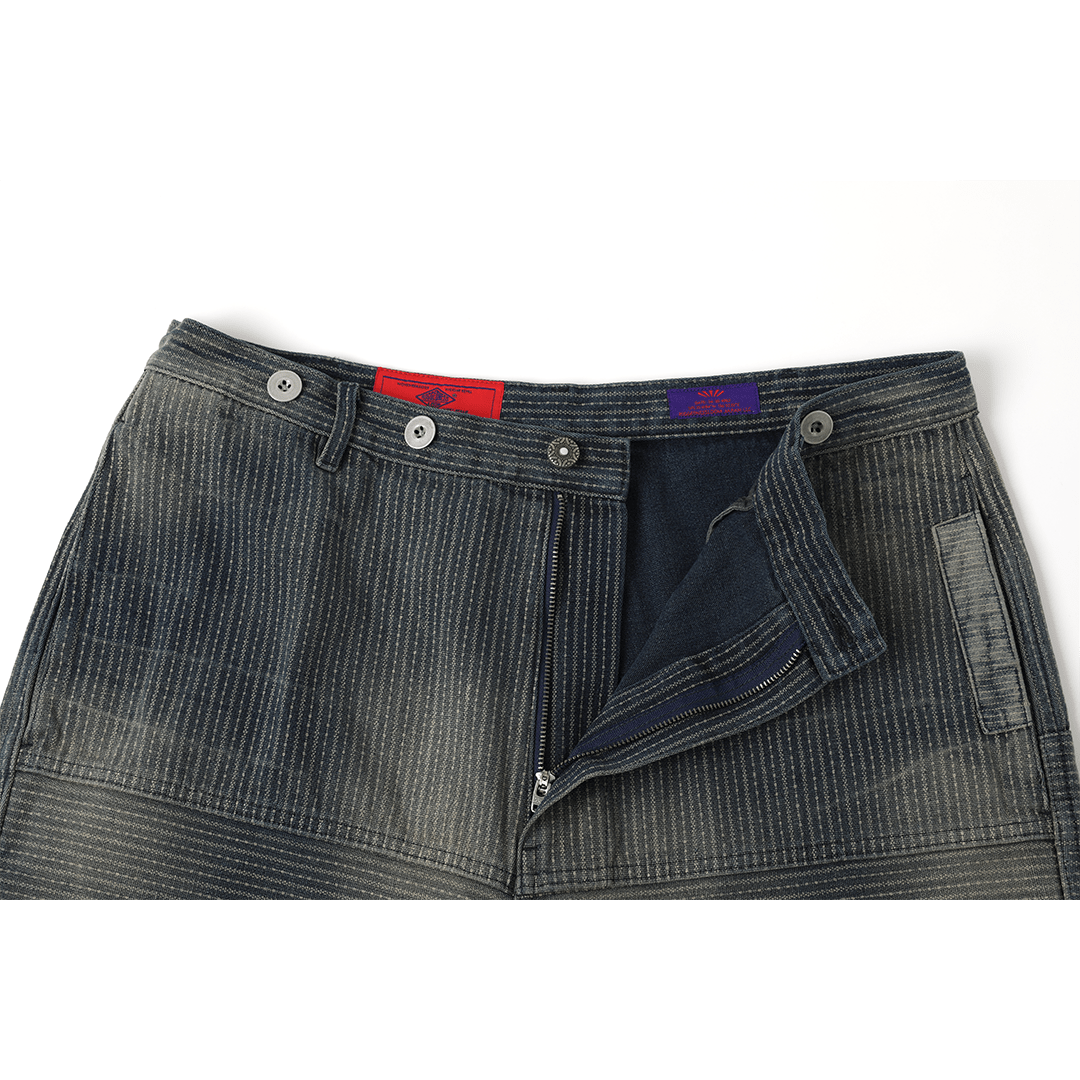 「BLEU DE TRAVAIL」 - 1930'S BEDOUS GARDE - VOIE WABASH PANTS (DR0226) - Nttitudoo MFG