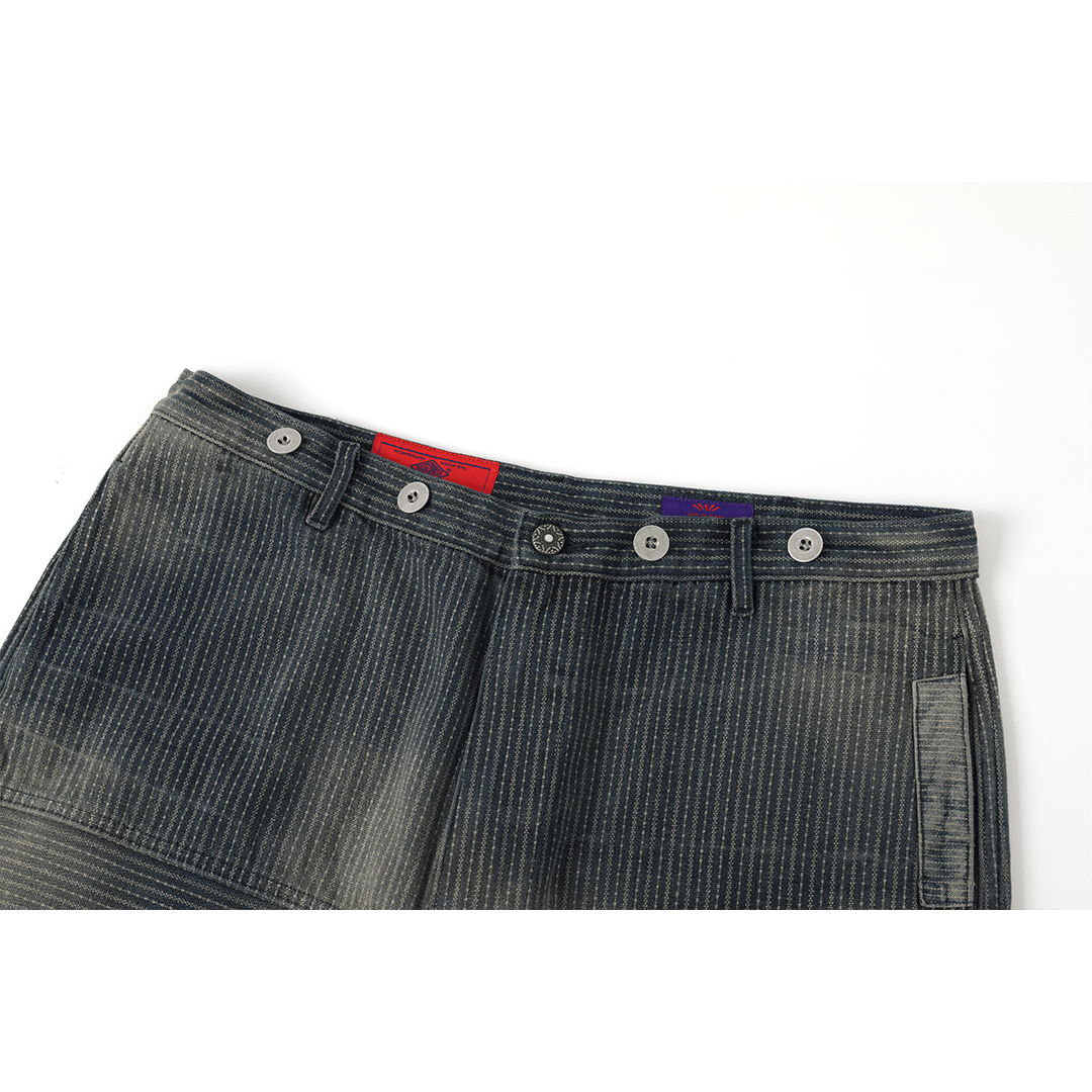「BLEU DE TRAVAIL」 - 1930'S BEDOUS GARDE - VOIE WABASH PANTS (DR0226) - Nttitudoo MFG