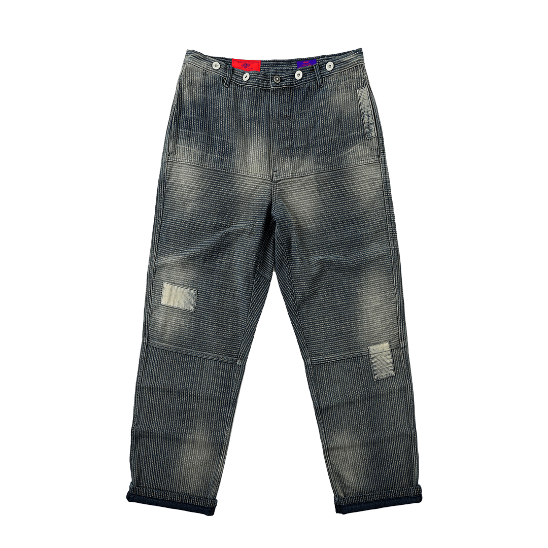 「BLEU DE TRAVAIL」 - 1930'S BEDOUS GARDE - VOIE WABASH PANTS (DR0226) - Nttitudoo MFG