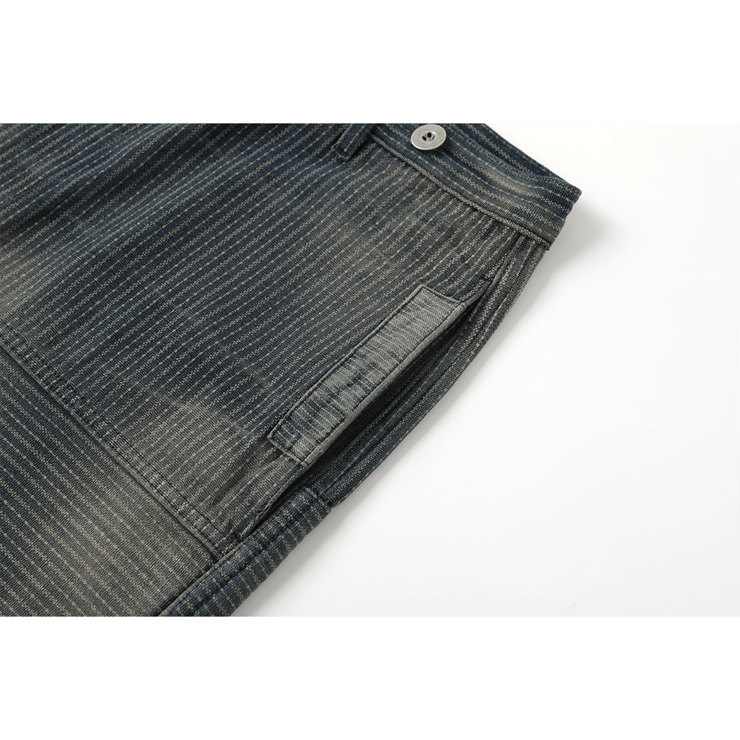 「BLEU DE TRAVAIL」 - 1930'S BEDOUS GARDE - VOIE WABASH PANTS (DR0226) - Nttitudoo MFG