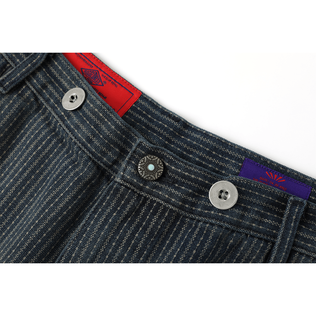 「BLEU DE TRAVAIL」 - 1930'S BEDOUS GARDE - VOIE WABASH PANTS (DR0226) - Nttitudoo MFG