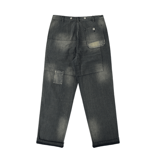 「BLEU DE TRAVAIL」 - 1930'S BEDOUS GARDE - VOIE WABASH PANTS (DR0226) - Nttitudoo MFG