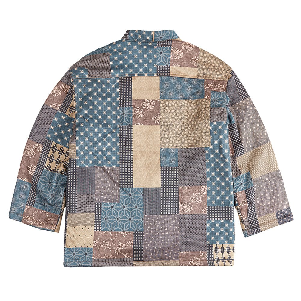 BORO COMBO STREET KIMONO COAT (DR0037) - Nttitudoo MFG