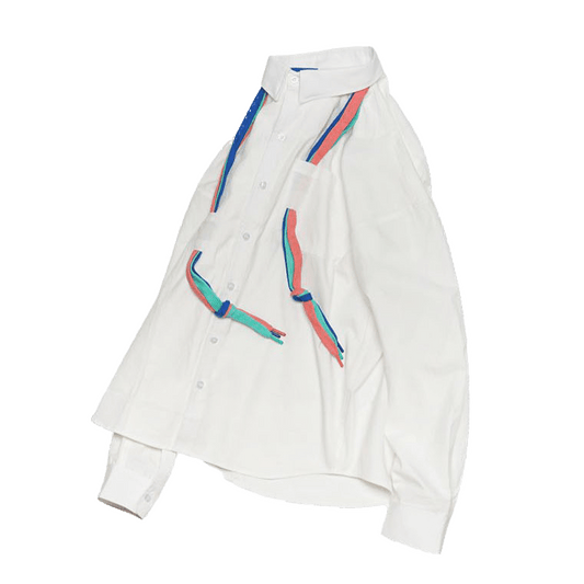 「COLORFULNESS ON SOLID」 THEME COTTON SHIRT (EL0007) - Nttitudoo MFG