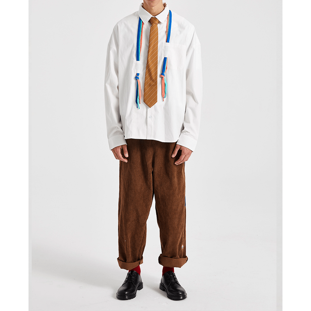 「COLORFULNESS ON SOLID」 THEME COTTON SHIRT (EL0007) - Nttitudoo MFG