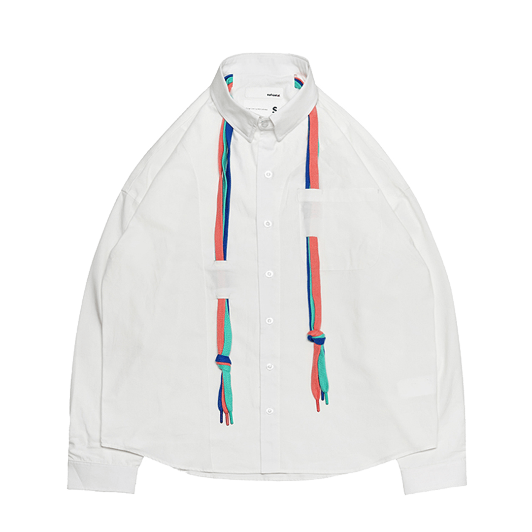 「COLORFULNESS ON SOLID」 THEME COTTON SHIRT (EL0007) - Nttitudoo MFG
